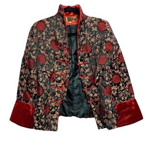 Asian Jacket Red and Gold Size Large